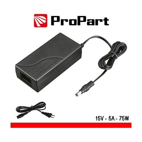 Alimentatore Switching tensione costante 15Vdc 5A (75W)