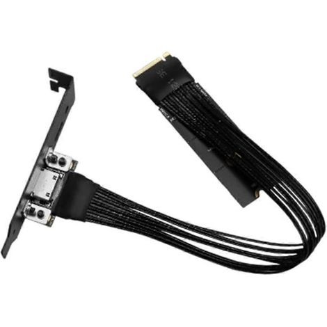 M.2-Mkey NVMe-zu-Oculink-Adapterkabel mit EPGU PCIE 4.0 x4 Gen4 Deflektor – Gaming-Zubehör für Grafikkarten (1/5)