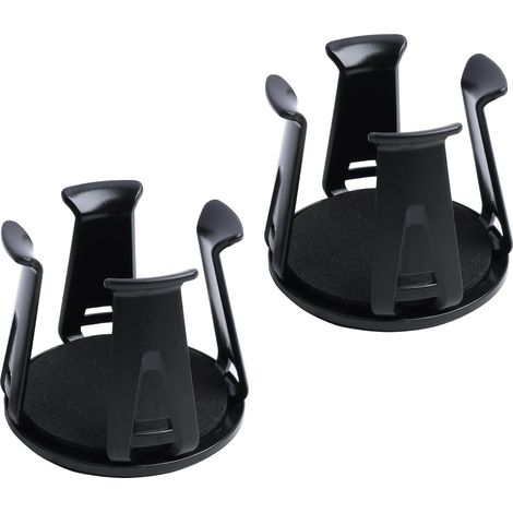 BRAVIX Lot de 2 Porte-gobelets de Voiture universels - Porte-Bouteilles Autocollants et Porte-Bouteilles pour Intérieur de Véhicule, Compatible avec Tasses à Café et Bouteilles, Installation Facile (1/5)
