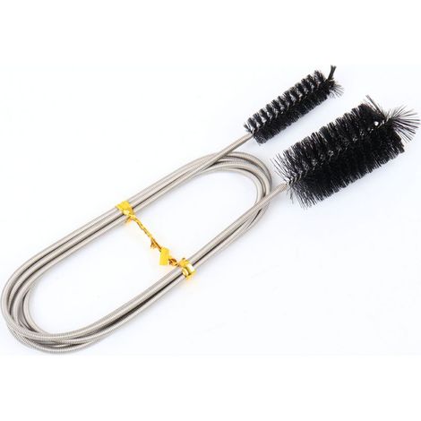 1 piece black (1.55 m) – flexible supply pipe cleaning brush – pipe cleaning tool (1/4)
