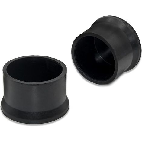 8 tapas redondas de goma de 50 mm para patas de silla, antideslizantes, protectoras para patas de silla, reductoras de ruido, color negro. (1/5)