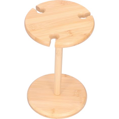 Becherhalter aus Bambusholz, hängender Becherhalter, geeignet für Wohn- und Esszimmer (1/5)
