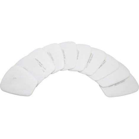 Lot de 20 filtres en coton anti-poussière de rechange universels pour respirateurs à gaz des séries 6200, 6800 et 7502 (1/5)