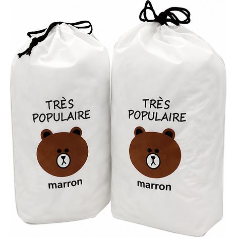 Lot de 50 housses anti-poussière jetables en PE motif ours 60 x 80 cm pour électroménager 50 60 80cm 50 g – Livraison gratuite