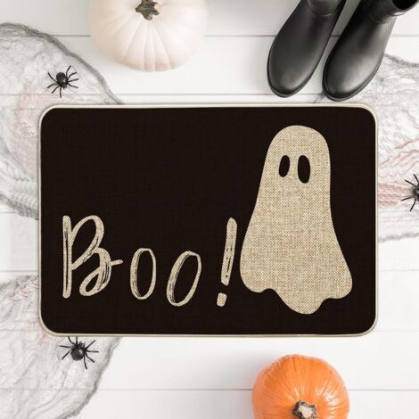Halloween-Fußmatte, saisonale Dekoration, für den Innen- und Außenbereich, Bodenmatte, 40 x 60 cm