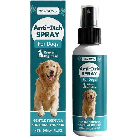 1 pièceSpray apaisant anti-démangeaisons pour chiens à l'aloe vera, à la rose et à la noix de coco, soin naturel pour les zones irritées, spray pour le soin de la peau des animaux. (1/5)