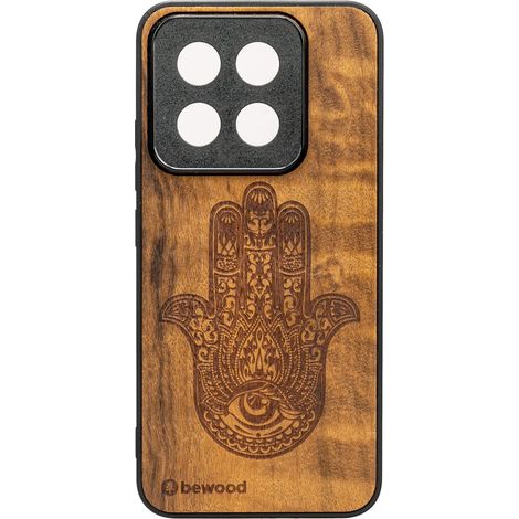 Custodia in legno Bewood per Xiaomi 14T Pro HAMSA IMBUIA (1/2)