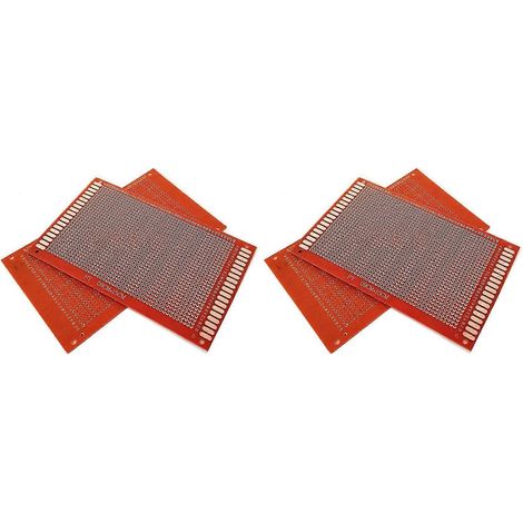 20 plaques de prototypage PCB simple face 9x15cm universelles, en bakélite et cuivre. (1/5)