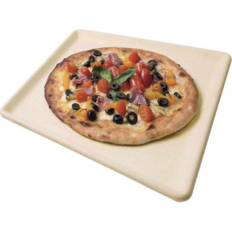 NATURCOOK PIASTRA PIETRA REFRATTARIA PIZZA PANE COTTURA FORNO 35 X 34 TRABO