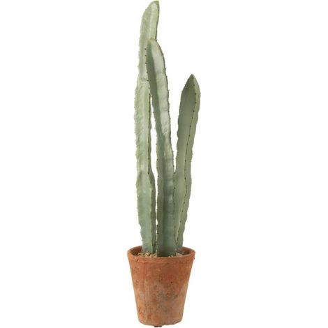 Plante Artificielle en Pot "Cactus" 81cm Vert (1/2)
