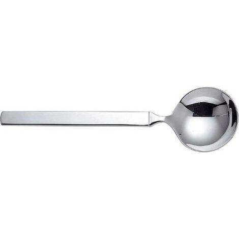 Alessi 4180/31 Dry Cucchiaio per Brodo in Acciaio Lucido con Manico Satinato, Set da 6 (1/4)