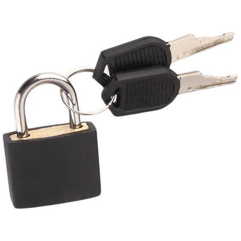 2 Stück Taschenschloss mit Kupferkern, Vorhängeschloss, kleines Schloss für Gepäck, Taschen, Kisten, Schränke, Studentenwohnheime, Reisen, tragbar