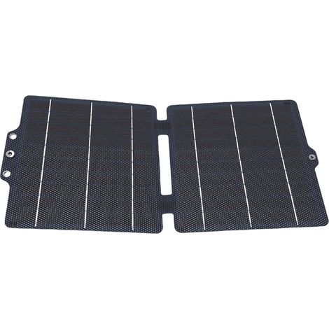 Chargeur de Téléphone Solaire Pliable 10 W, Conception Légère et Robuste pour Une Large Gamme D'appareils (1/5)