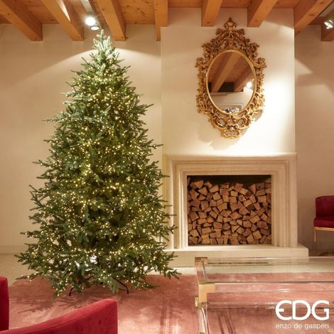 Sapin de Noël Luxury H240 avec 5000 LEDs – Hauteur 240 cm – Tronc diamètre 32 mm – Pour décoration intérieure – Peragashop (1/5)