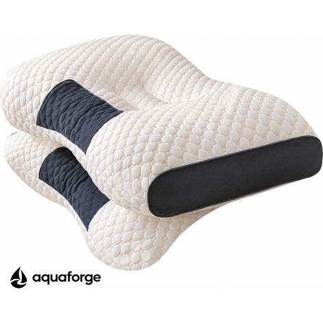 Almofada Cervical Ergonómica Fibra de Poliéster Respirável 40 x 60 cm (1/5)