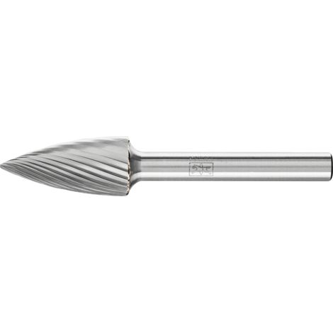 PFERD TOOLS Hartmetall Frässtift Spitzbogen SPG Ø 12x25 mm Schaft-Ø 6 mm Z3 universal mittel (1/5)