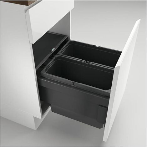 Naber Cox® Base 360 S/450-2, Abfallsammler für Frontauszüge, anthrazit (1/2)