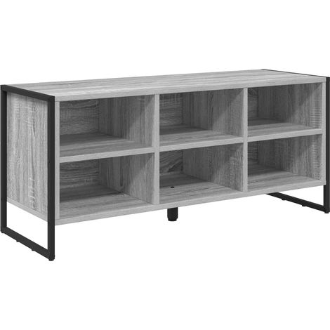 Maison Exclusive - Mobile per scarpe Grigio Sonoma 100 x 35 x 44 cm