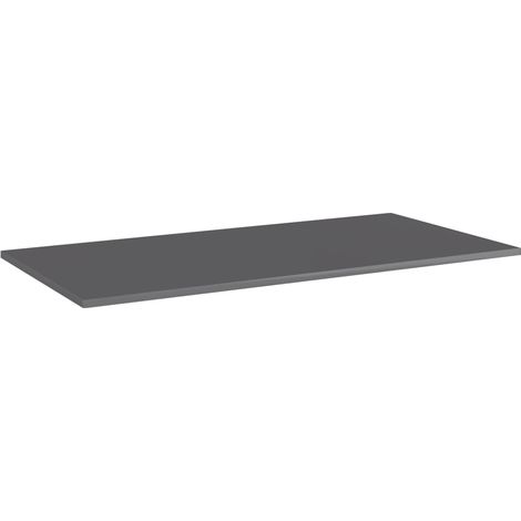 Maison Exclusive - Ripiani per Libreria 4pz Grigio Lucido 100x50x1,5cm Multistrato (1/5)