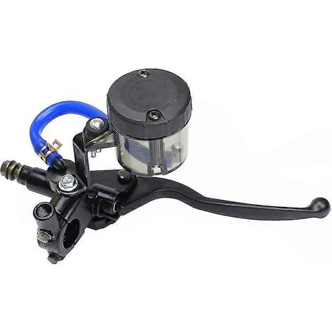 Maître-cylindre de frein/embrayage à piston de 12,7 mm pour moto, pompe hydraulique universelle compatible Honda, Yamaha, Kawasaki, motos de route et pit bikes - Frein droit (1/5)