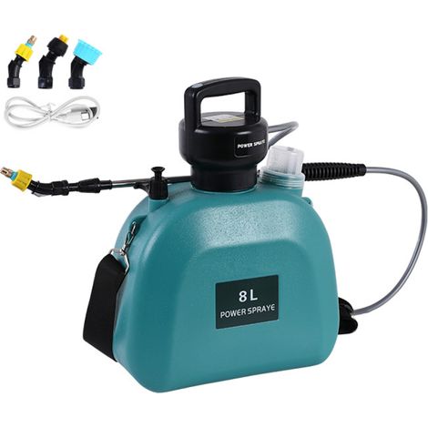 Irovami Arroseur électrique USB portable – Agriculture, vaporisateur – Idéal pour jardin, plantes, nettoyage (1/5)