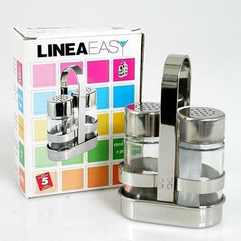 Ilsa Set Sale-Pepe Easy per Casa e Arredamento Utensili da Cucina Portaspezie con Design Funzionale e Stile Elegante