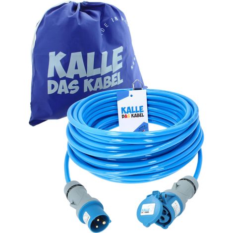 Kalle Verlängerungskabel CEE 230V 16A 2,5mm² Extreme Blau IP44 30 Meter (1/5)