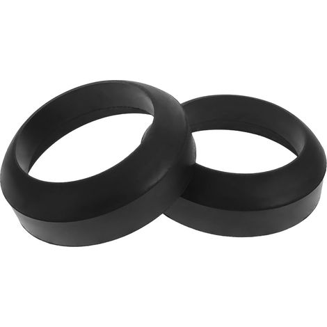 Fixation pour Cuvette de Toilette 3 Pouces, Caoutchouc Noir (1/5)