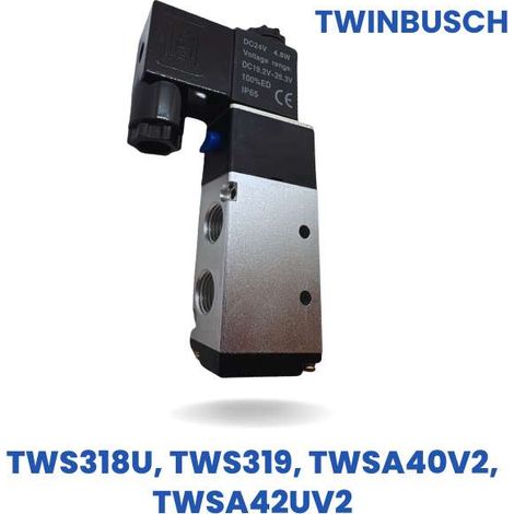 Ricambio Twin Busch: Elettrovalvola pneumatica tipo B TWS318U, TWS319, TWSA40V2, TWSA42UV2 (1/5)