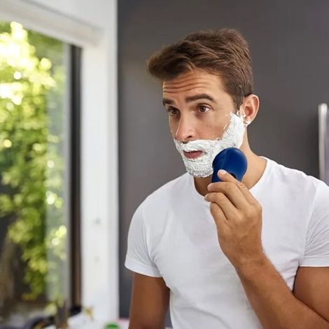 Rasoir électrique de poche lavable à tête flottante (1/5)