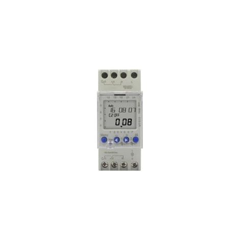Timer a doppio canale AHC822, orologio modulare 220V, 7 giorni, 24 ore, timer programmabile per piscina, interruttore digitale LCD elettronico, orologio digitale - Crezuo