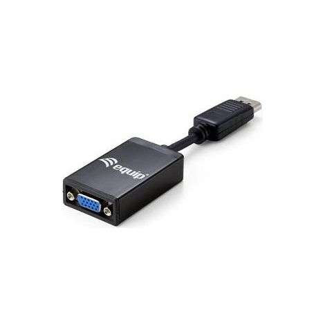 Equip 133435 câble vidéo et adaptateur 0,15 m DisplayPort VGA Noir
