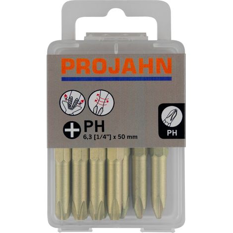 PROJAHN 1/4" STAR Bit, L 50mm PH2 ZrN, 10er Pack (1/3)