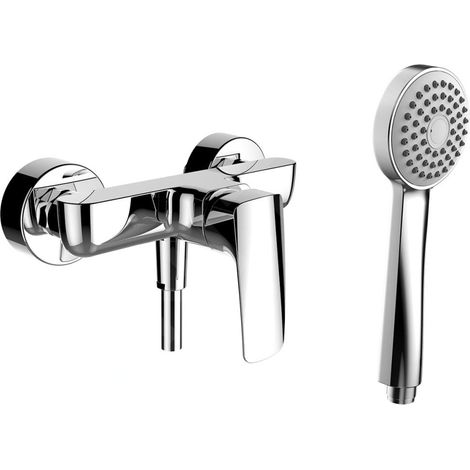 Laufen Laurin - Set de douche avec mitigeur, 1 jet, chrome HF500750100600 (1/2)
