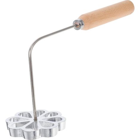 Waffeleisen in Rosenform aus Eisen – kreative Backform für Kekse und Kuchen mit hitzebeständigem Griff, ideal für besondere Anlässe & DIY-Gebäck (1/5)