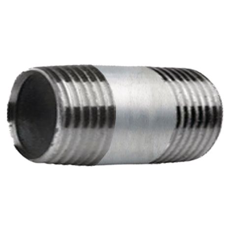 Niple de tubería de 1/2 pulgada (40 mm) galvanizado