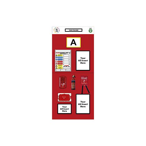 kaiserkraft  Pannello informativo per scaffalature con campo