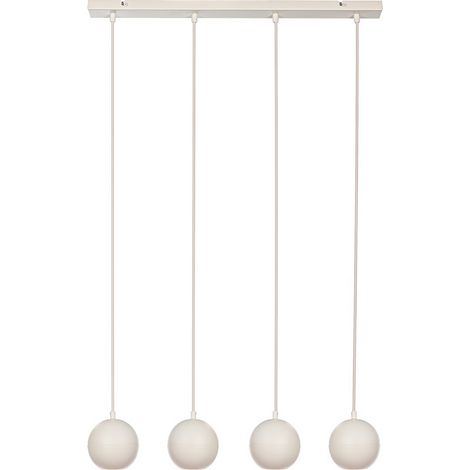 [NEUWERTIG] B-Ware Helam Hängelampe Hängeleuchte Midway LED Pendelleuchte 4-flammig sand 65cm lang (1/2)