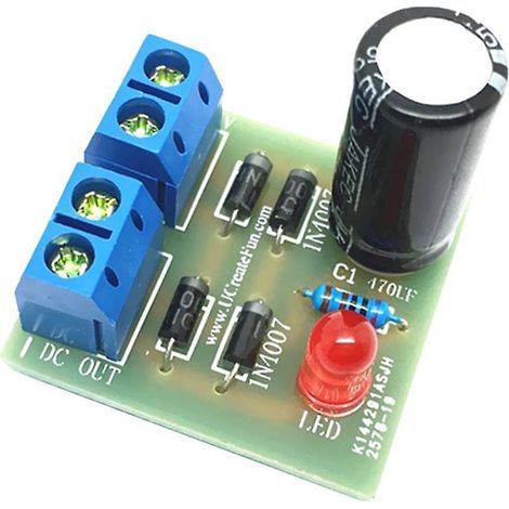 IN4007 DIY 1A AC zu DC DC-Leistungswandler-Modul-Kit (1/3)