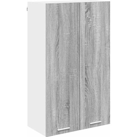 Maison Exclusive - Armadio pensile con porta Grigio Sonoma 60 x 31 x 100 cm