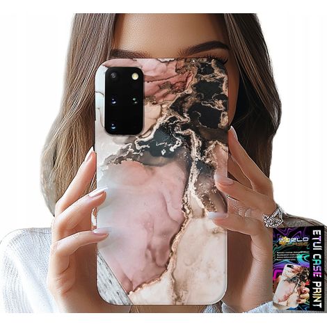 Hülle für Samsung Galaxy S20 Plus – elegantes Marmormuster mit modischen Details + Folie (1/5)