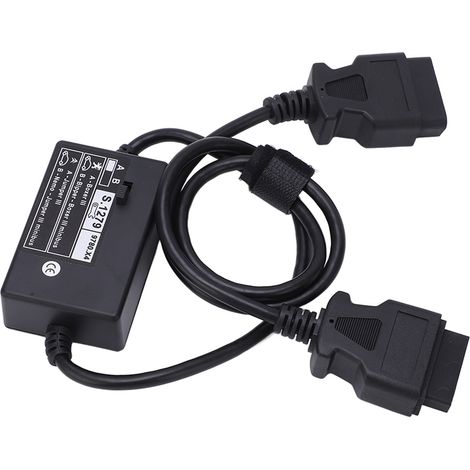 Câble adaptateur diagnostic OBD2 mâle vers femelle S.1279 S1279, module de remplacement pour Peugeot Bipper, connecteur de test automobile, longueur standard, accessoire de connexion fiable. (1/5)