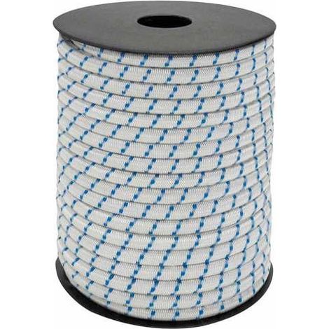 WOLFPACK LINEA PROFESIONAL cuerda elástica forrada    6 mm. rollo de 100 metros