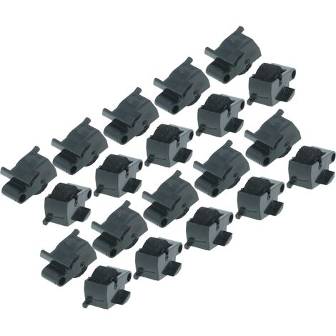 vhbw 20x Ink Roller Black compatible with Canon CP17, Group 749, P42DR, P52D Cash Register, Calculator