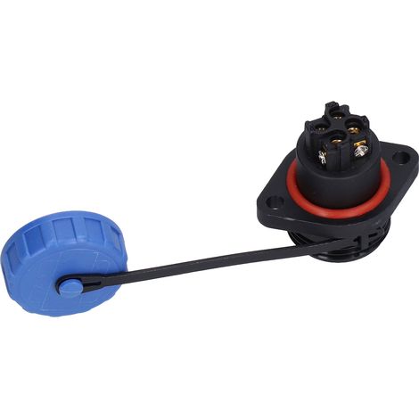 Connecteur Étanche Aviation Mâle-Femelle IP68, Bornes à Souder Multi-Fils pour Connexion Rapide