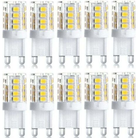 10er-Pack G9 5W LED-Fluter, XU, Warmweiß/Kaltweiß, energieeffizient, Halogenersatz, 230V Wechselstrom, nicht dimmbar - KZQ (1/4)