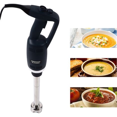 Batidora de inmersión profesional de 30 litros, 350 W, 4000–16000 rpm, batidora eléctrica comercial silenciosa para la cocina. (1/5)