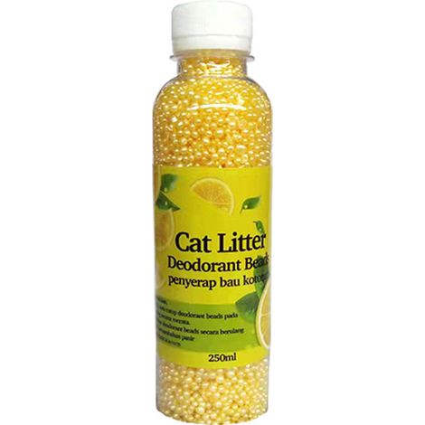 billes désodorisantes pour litière pour chat, déodorant pour bac à litière, déodorant pour chat, litière pour chat sans poussière, particules de litière mélangée (1/5)