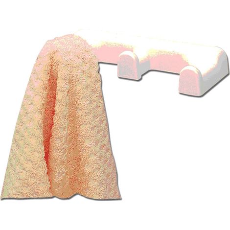 Appendino Appendiabiti Bagno Durolite Bianco 3 Posti (1/2)