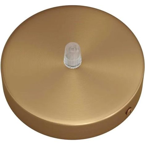 Rosettenkit creative-cables Metall Bronze satiniert 120 mm